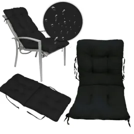 poduszka-pikowana-ogrodowa-wodoodporna-na-lezak-krzeslo-czarna-48x48x75