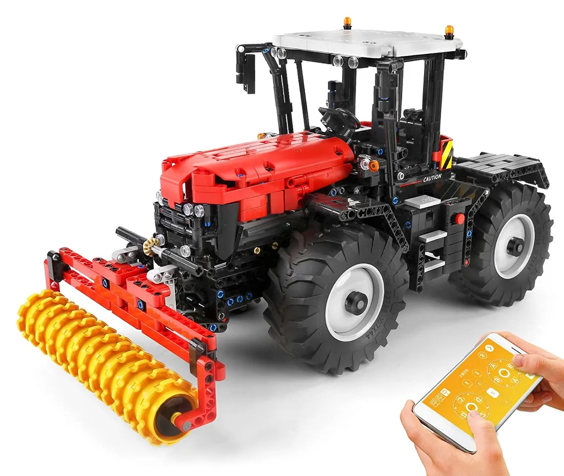 klocki-rc-czerwony-traktor-2716el