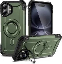 lanhiem-metalowe-etui-360-do-iphone-16-stojak-pancerne-zielone
