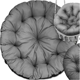 poduszka-na-fotel-wiszacy-krzeslo-kokon-okragla-szara-ogrodowa-miekka-110cm