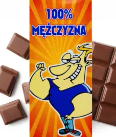 czekolada-mleczna-100percent-mezczyzny-prezent-upominek-dzien-mezczyzny-chlopaka