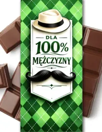 czekolada-mleczna-100percent-mezczyzny-prezent-upominek-dzien-mezczyzny-chlopaka