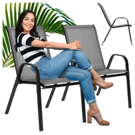 krzesla-ogrodowe-na-taras-balkon-zestaw-2-szt-komplet-metalowe-szare