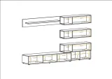 mebloscianka-silky-fronty-pvc-led-stan-nowy-kolor-frontow-wielokolorowy
