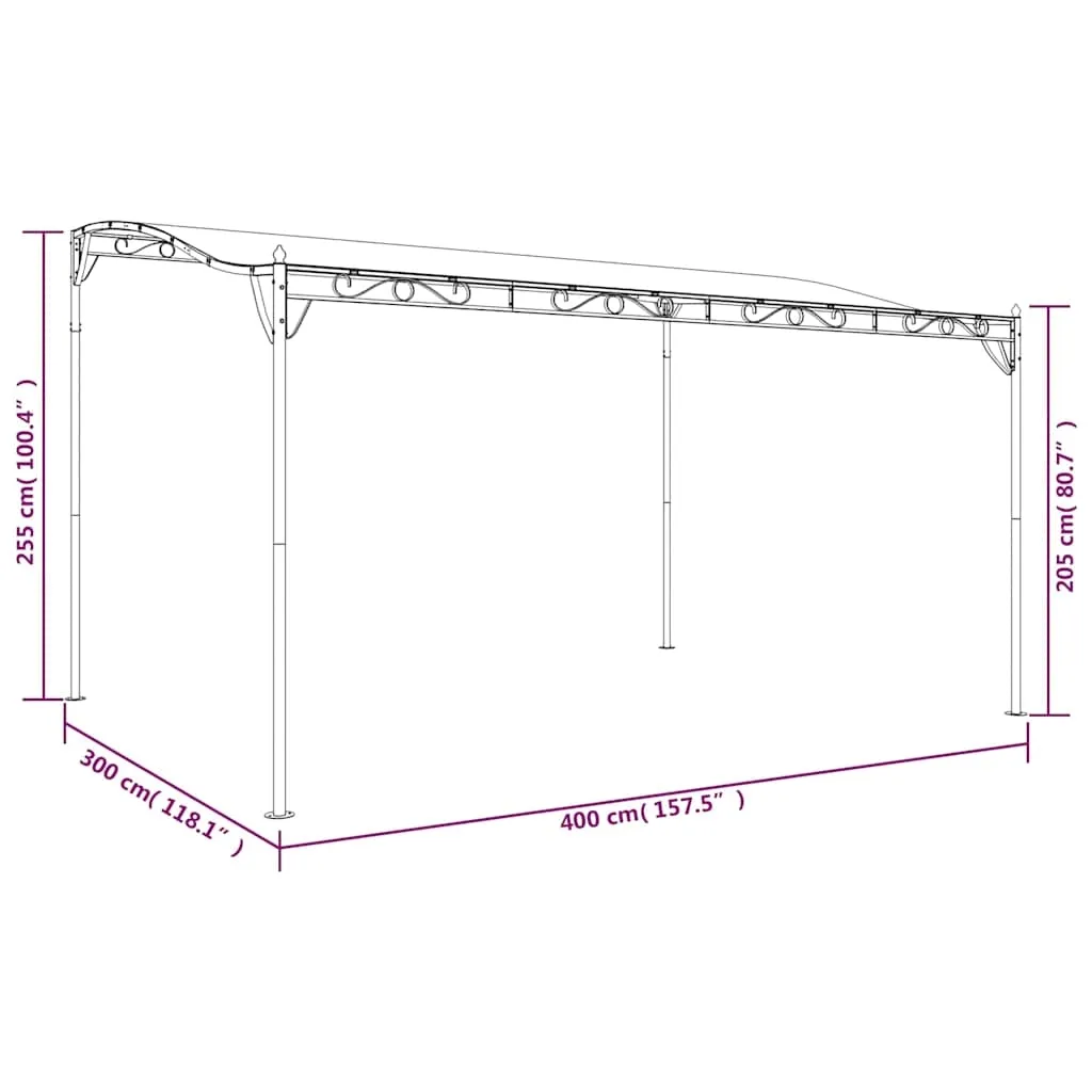 zadaszenie-ochronne-4x3m-kremowe-stan-nowy
