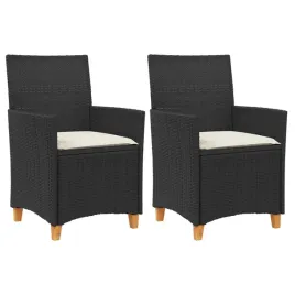 krzesla-ogrodowe-poduszki-2-szt-czarne-rattan-pe-i-drewno