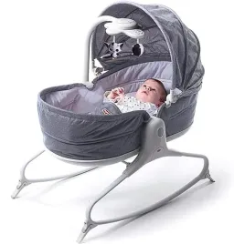 tiny-love-lezaczek-bujaczek-3w1-z-budka-szary