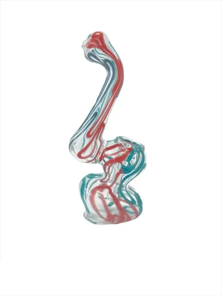 Lufka szklana - Mini Bubbler wys. 15 cm małe bongo