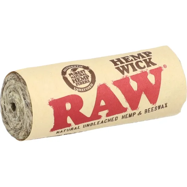 RAW knot konopny 6m - HEMP WICK natural 6m