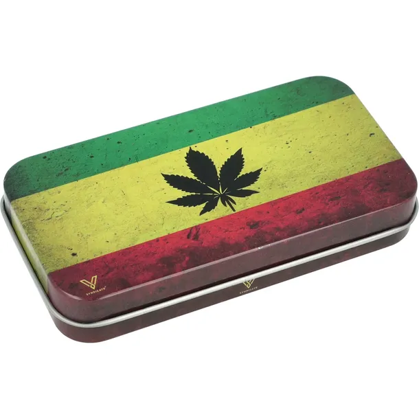 Metalowy pojemnik Syndicase Tin Box RASTA LEAF