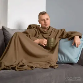 kocyk-szlafrok-cappuccino-koc-bezowy-z-rekawami
