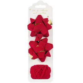 zestaw-do-pakowania-prezentow-welur-czerwony-partydeco-1-kompl