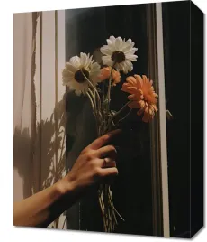 obraz-40x50cm-promienie-i-platki
