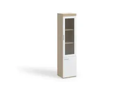 witryna-salon-45cm-n-5-dab-sonoma-bialy-mat