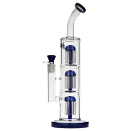 bongo-z-filtracja-black-leaf-3-x-8-ramienny-perkolator-wys-39-cm