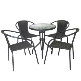 zestaw-balkonowy-bistro-czarny-stol-i-4-krzesla