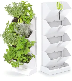 io1w200-s449-ogrod-wertykalny-stojacy-mini-cascade-bialy-zestaw