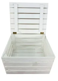skrzynka-drewniana-kuferek-biala-z-deklem-50x40x30