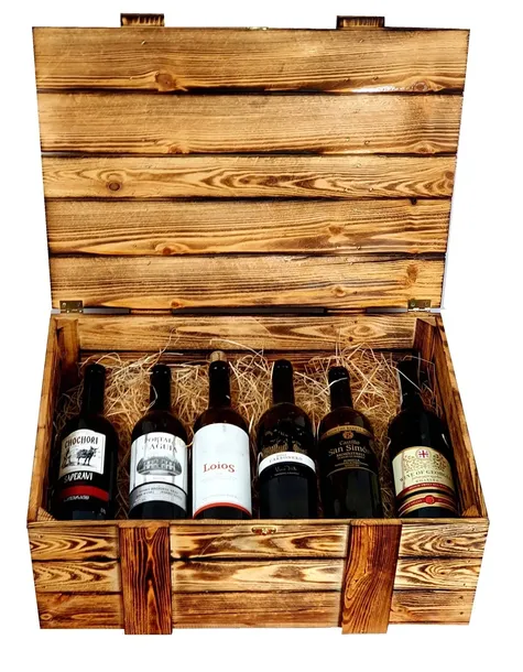 Skrzynka na wino stojak na wino na 12 butelek