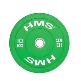 talerz-olimpijski-bumper-hms-cbr10-zielony-10-kg