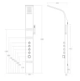 panel-prysznicowy-bialy-kaskada-termostat-wodospad-wysokosc-165-cm