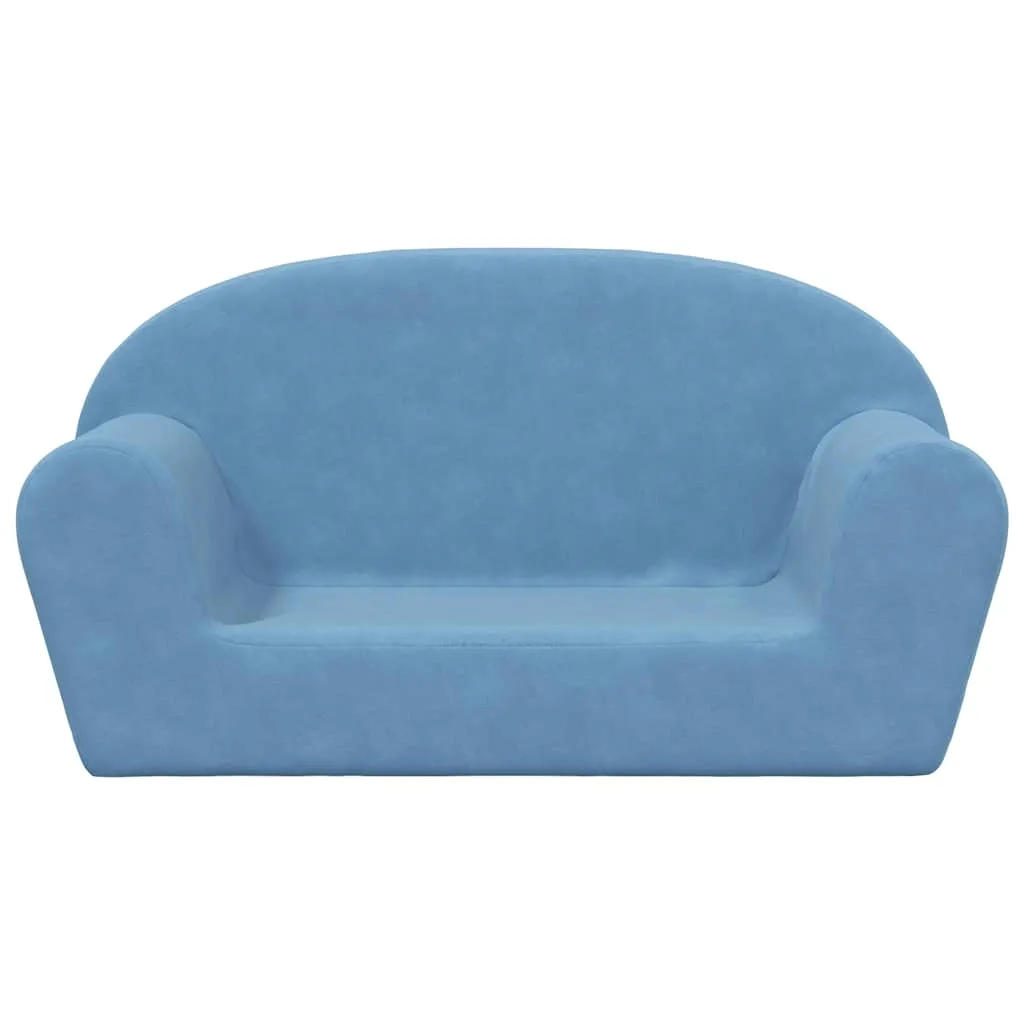 2-os-sofa-dla-dzieci-niebieska-miekki-plusz-stan-nowy