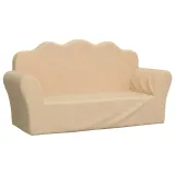sofa-dla-dzieci-2-os-kremowa-miekki-plusz