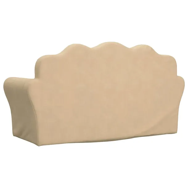 sofa-dla-dzieci-2-os-kremowa-miekki-plusz-plec-brak-informacji