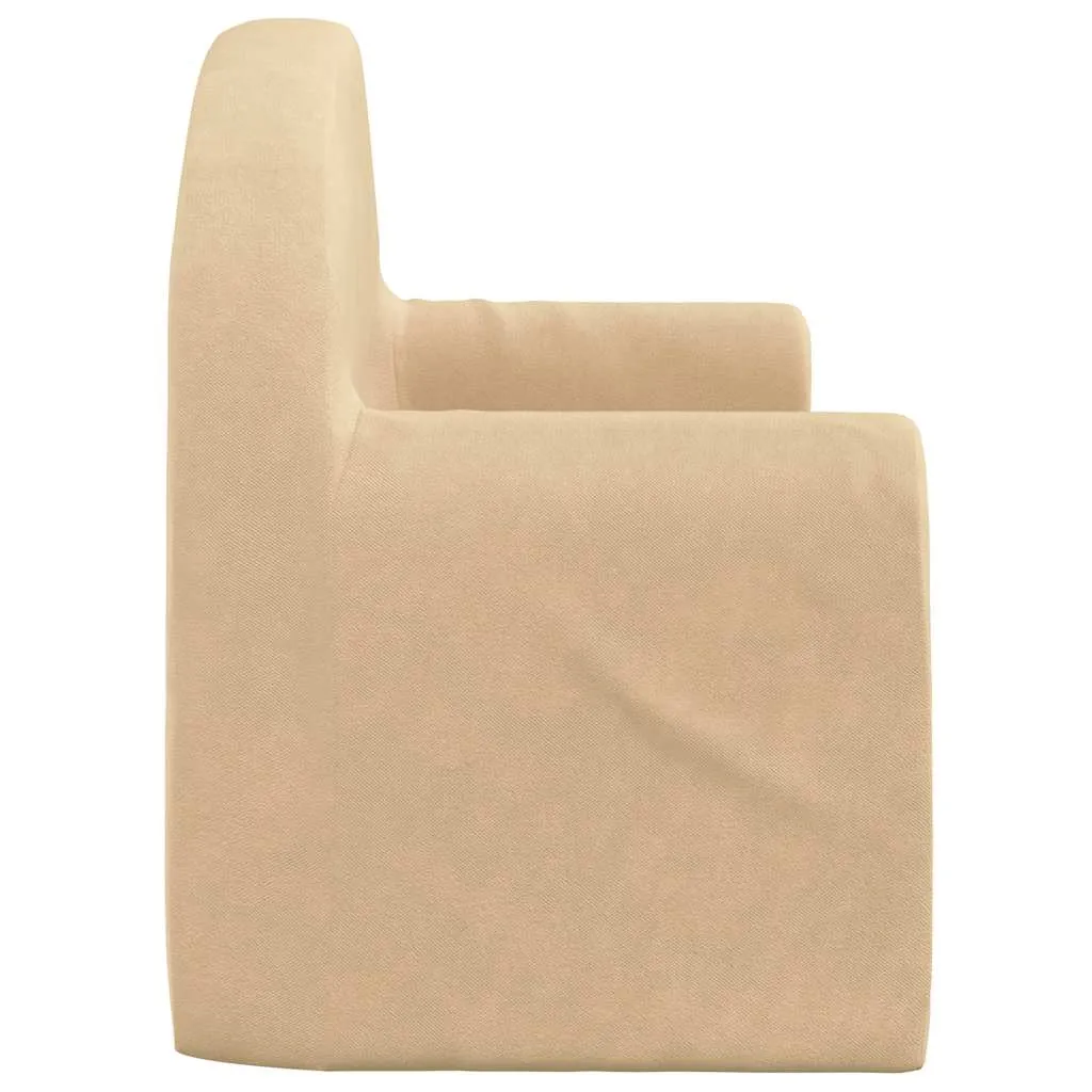 sofa-dla-dzieci-2-os-kremowa-miekki-plusz