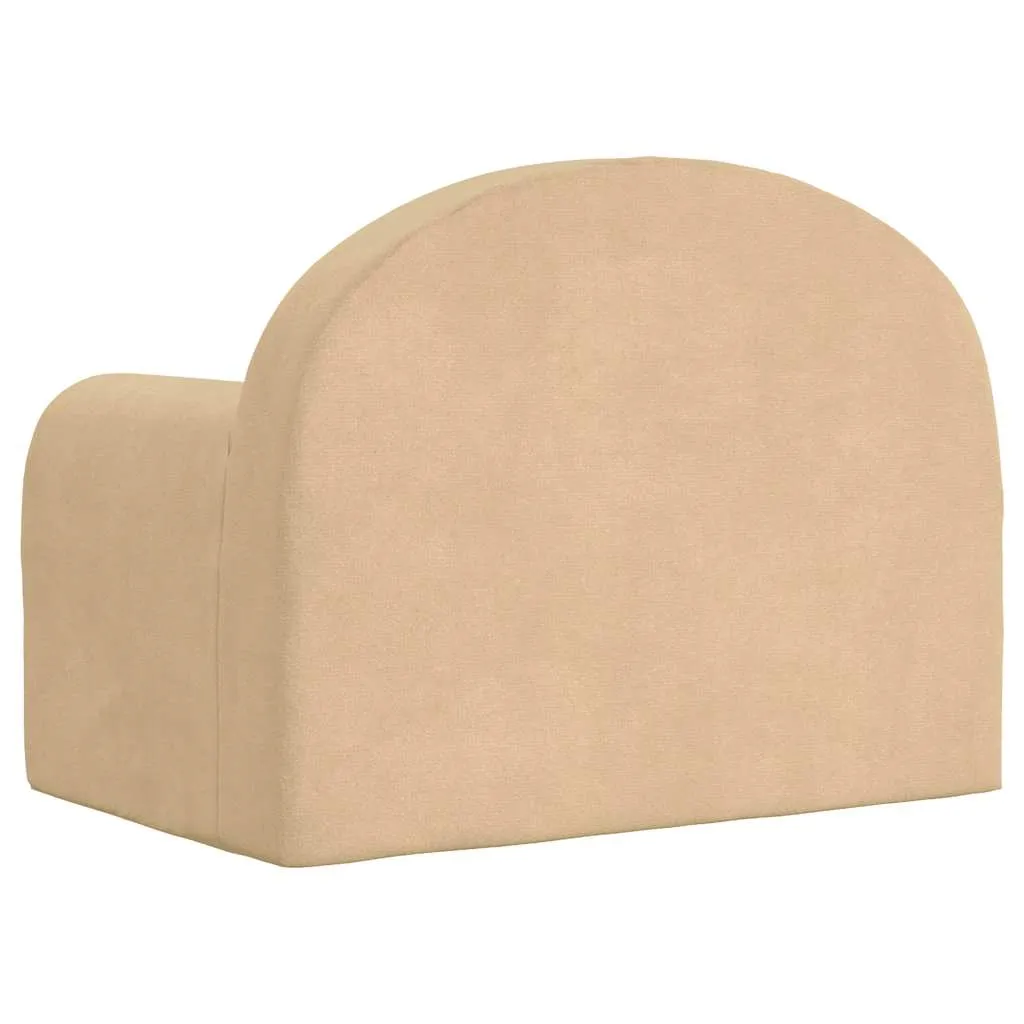 sofa-dziecieca-kremowa-miekki-plusz-stan-nowy