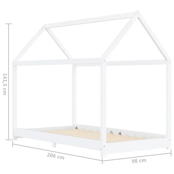 domek-na-drzewie-90x200-bialy-wysokosc-mebla-200-cm