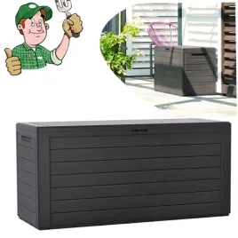 skrzynia-ogrodowa-280l-116x44x55cm-kufer-na-taras-balkon-schowek-antracyt