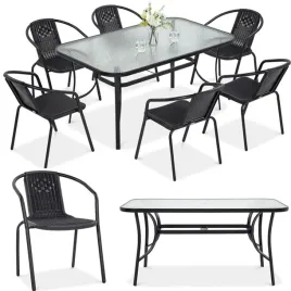 zestaw-mebli-jadalnianych-ogrodowych-simple-stol-150x90cm-6xkrzeslo-grafit