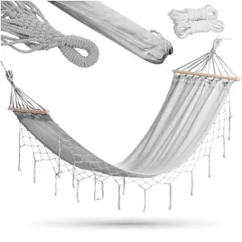 hamak-ogrodowy-paradiso-szary-z-chwostami