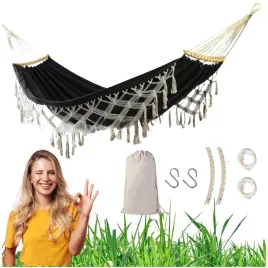 hamak-ogrodowy-brazylijski-boho-czarny-kempingowy-hustawka-mocna-150-kg