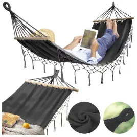 hamak-ogrodowy-boho-makramowy-drazek-palak-jednoosobowy-pokrowiec-grafit