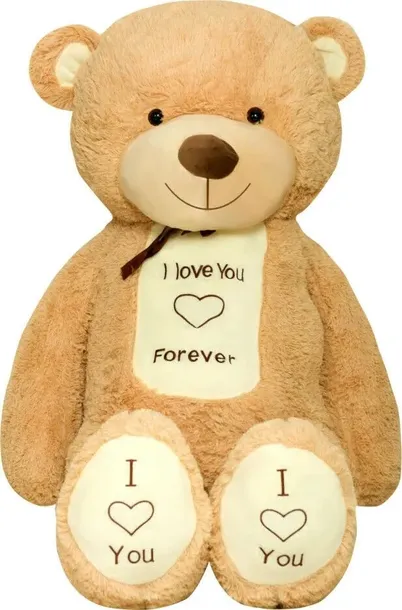 TEDBI DUŻY MIŚ PLUSZOWY 220 cm BEŻOWY