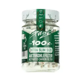 Zdjęcie produktu Filtry węglowe Purize XTRA Slim White 100 szt. śr. 6 mm