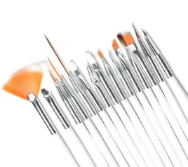 zestaw-15szt-pedzelkow-biale-do-zelu-zdobien