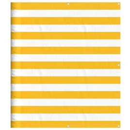 parawan-balkonowy-w-zolte-i-biale-paski-120x1000-cm