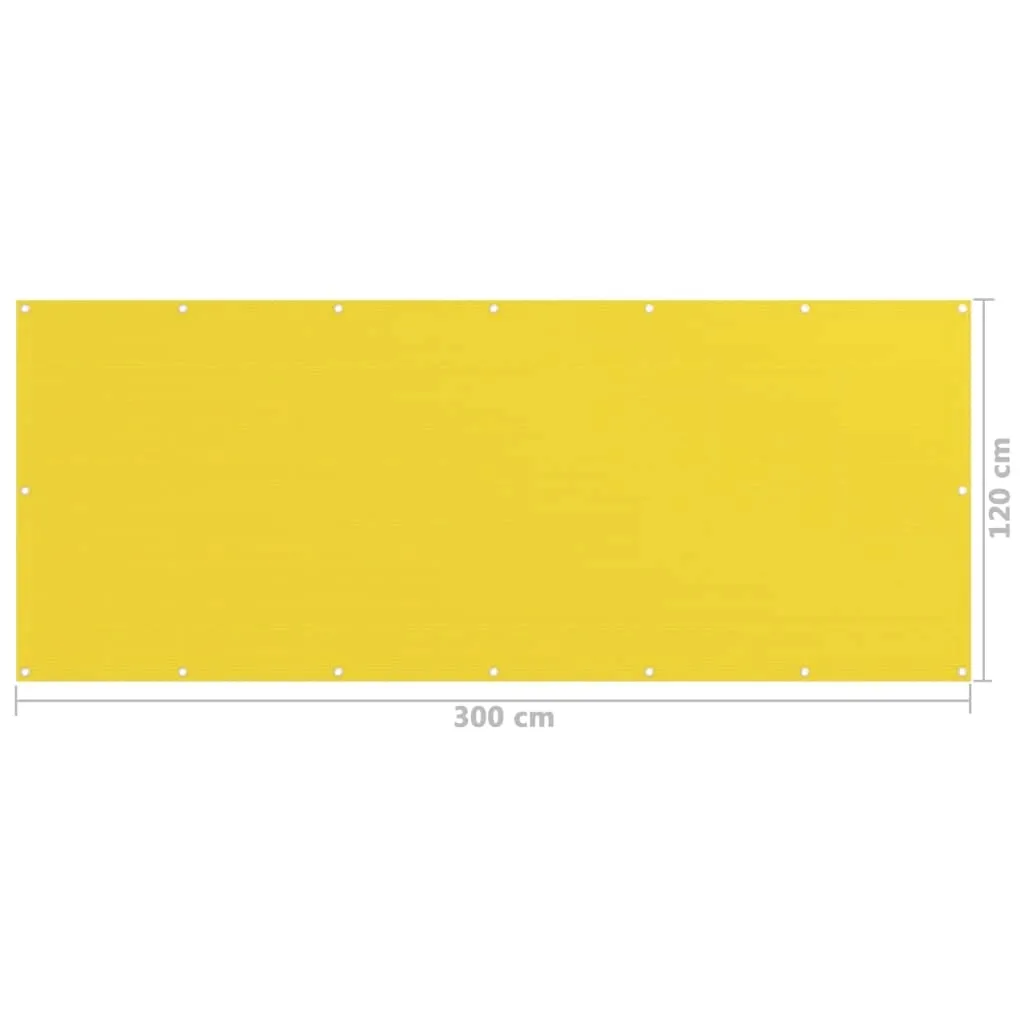 parawan-hdpe-120x300cm-zolty-stan-nowy