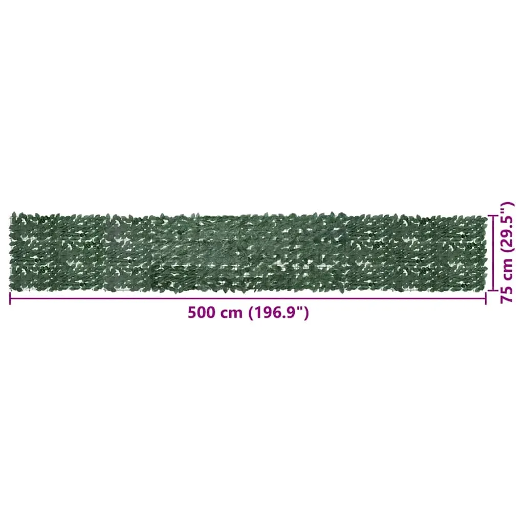 parawan-lisc-500x75cm-zielony