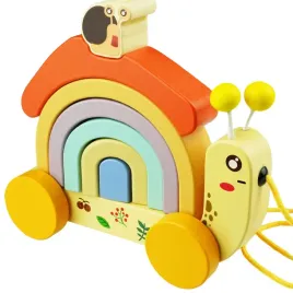 drewniana-ukladanka-puzzle-3d-slimak-na-kolkach-do-ciagniecia