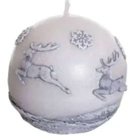 swieca-renifery-na-kuli-biala-bartek-candles-60-mm