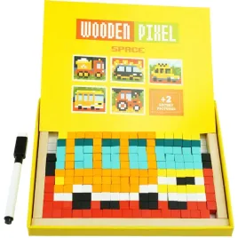 drewniana-ukladanka-mozaika-pikselowe-pojazdy