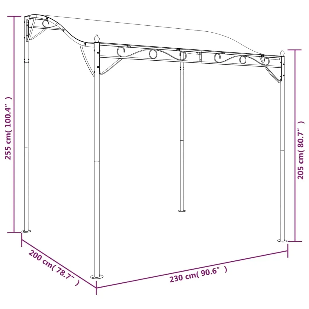 zadaszenie-na-podworko-2x2-3m-kremowe