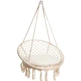 hustawka-wiszaca-pleciona-boho-ecru-poduszka-kod-producenta-sdh232