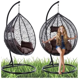 fotel-ogrodowy-wiszacy-kokon-duzy-kosz-korfu-czarny-poduszka-brazowa