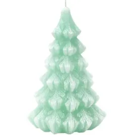 swieca-choinka-happy-xmas-pistacjowa-bartek-candles-100-150-mm