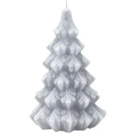 swieca-choinka-happy-xmas-szara-bartek-candles-100-150-mm